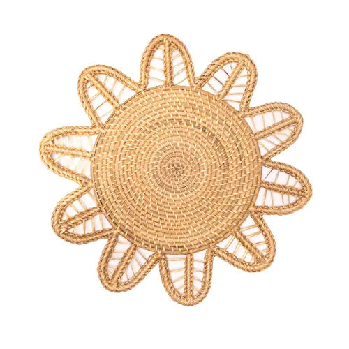 Rattan Wicker Placemats (Sun)