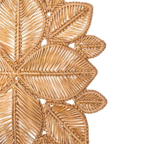 Rattan Wicker Placemats (Multi-petal Flower)