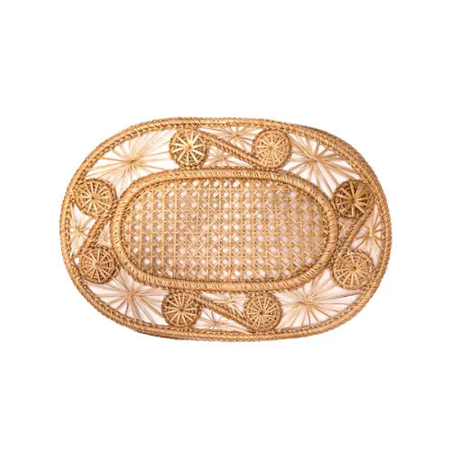 Rattan Wicker Placemats (Oval)