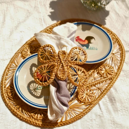 Rattan Wicker Placemats (Oval)